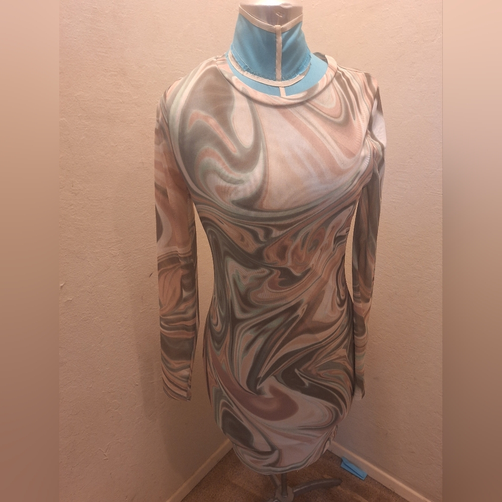 Forever 21 Swirl Pattern Dress